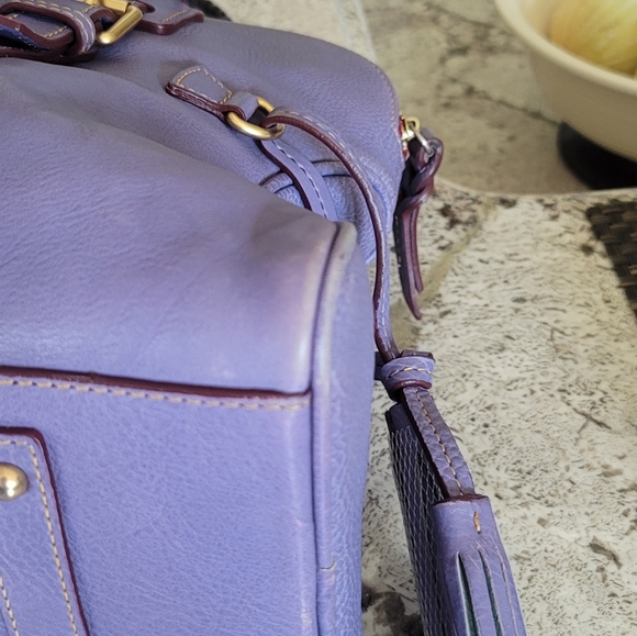 Dooney & Bourke Lavender Dome Satchel - Picture 7 of 16